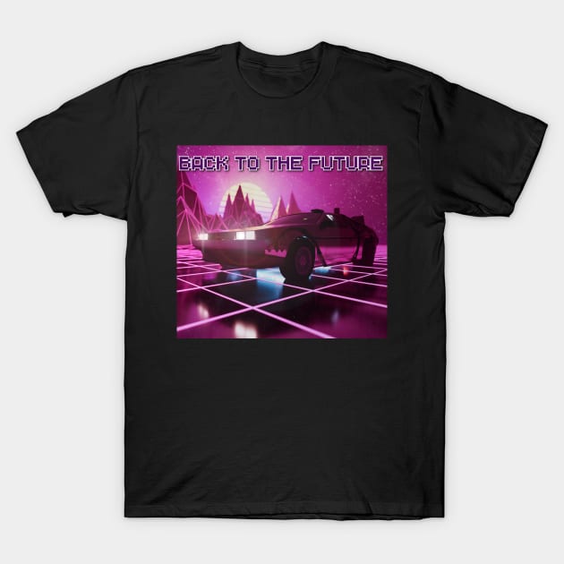 Back to the Future design T-Shirt by Ch4rg3r